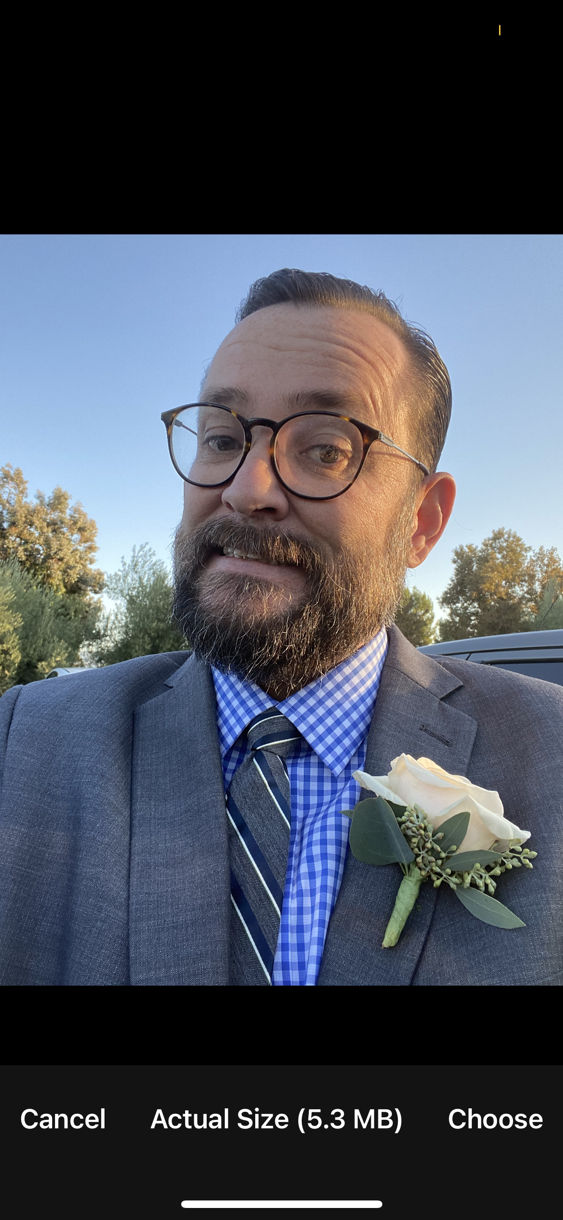 Danny Bias, wedding officiant